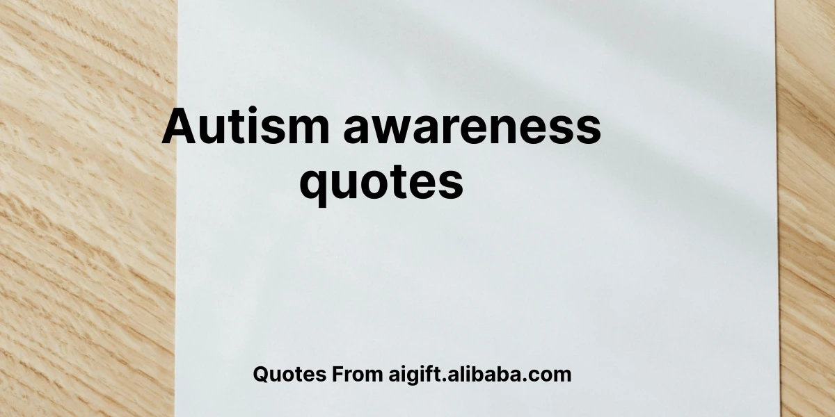 autism awareness quotes