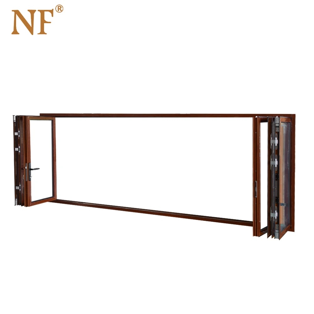 
Bifold accordion folding windows 
