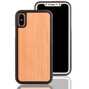 ECO-Friendly phone case 2019  Handmade tpu with  Wood Cell Phone Accessory For iPhone 7,Custom Wood logo case For iPhone XS max