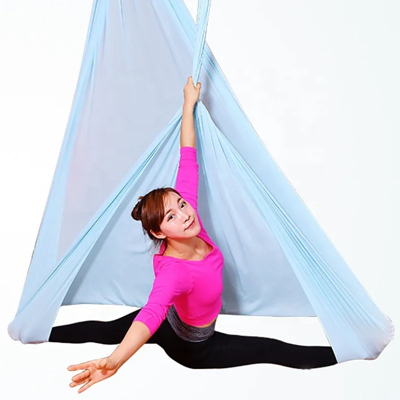 

Wholesale High Strength Yoga Swings Yoga Exercise Aerial Yoga Hammock Set, White, blue,pink, dark purple, rose red, green, blue