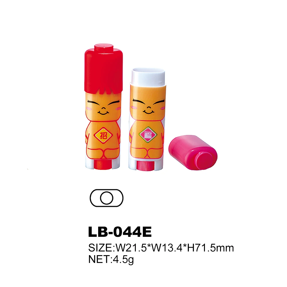 Lip Balm Container Cylinder White Lipbalm Tube Private Label Custom