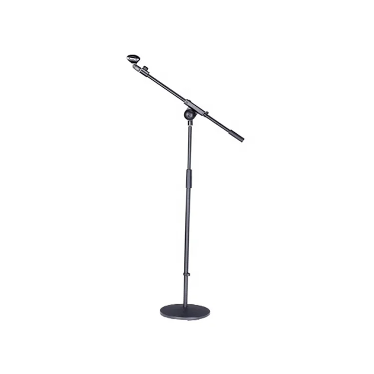 

Foldable Mic Arm Holder Condenser Microphone Professional Instrument Stand, Black