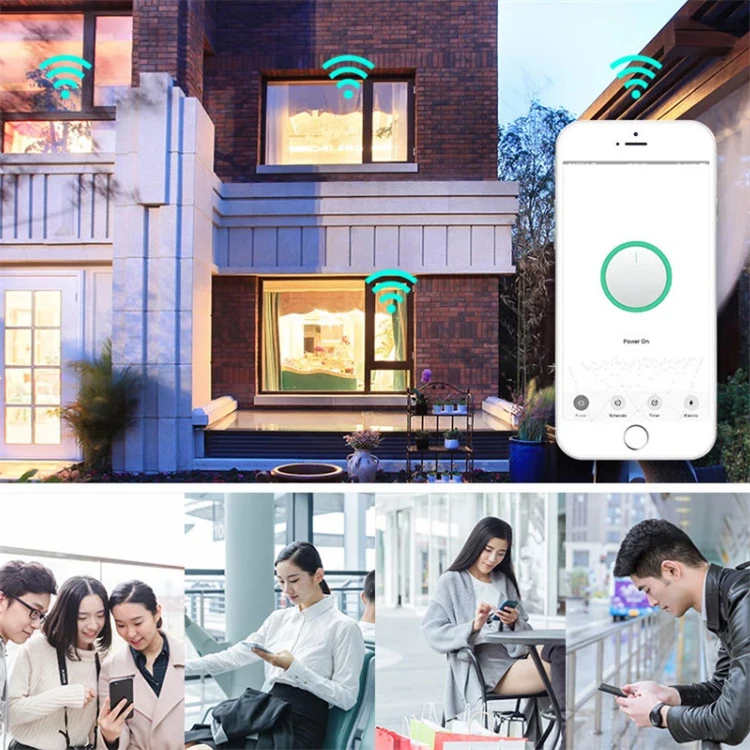 2020 New Design 10a Wireless Timing Control Wifi Smart Socket