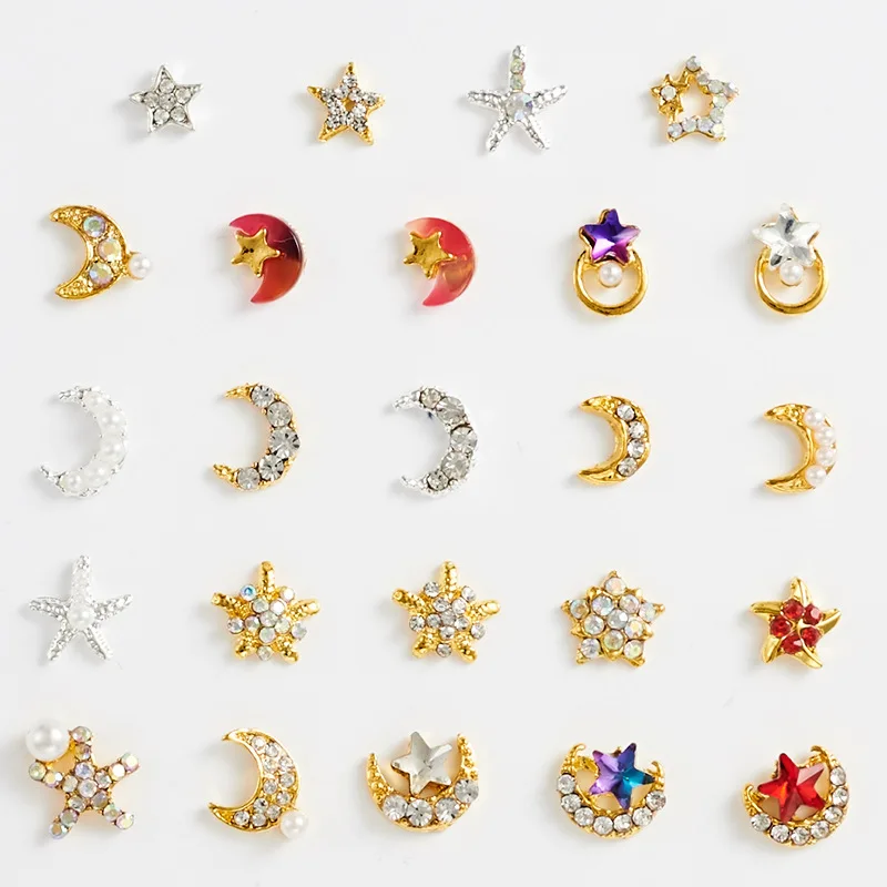 

Hot style nail art decoration supplies semi-circle pearl nail ornaments handmade DIY nail decoration 6cm disc, Colorful