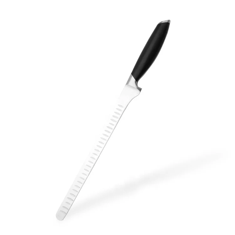 Hight quality 10 inch Stainless Steel Blade Cutlery Ham Slicer Knife wiht ABS handle Made in the China
