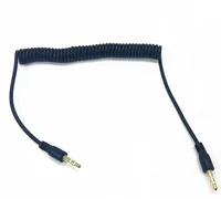

3.5mm Male to Male Coiled Spring Type Jack Stereo Car Aux Audio Extension Cable