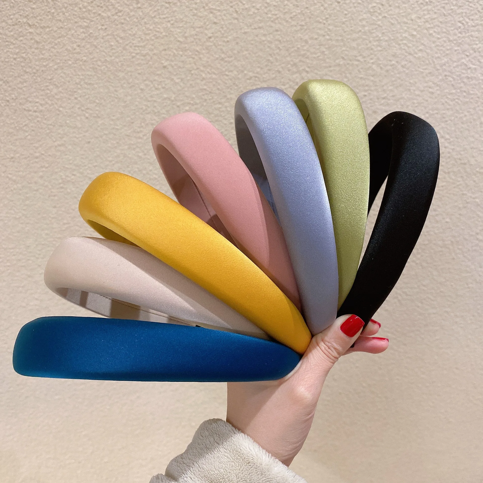 

Full Handmade Colorful Headband For Women Padded Hairband Hair Accessories