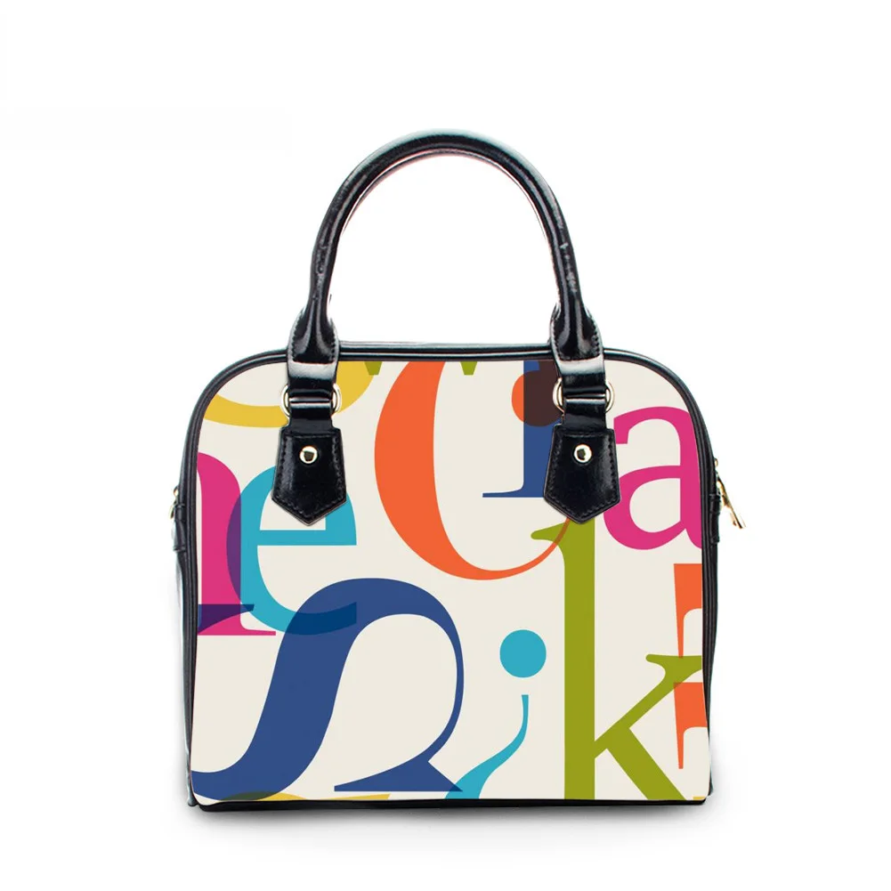 Graffiti Bag Print On Demand Customized Women Shoulder Bag Pu Premium