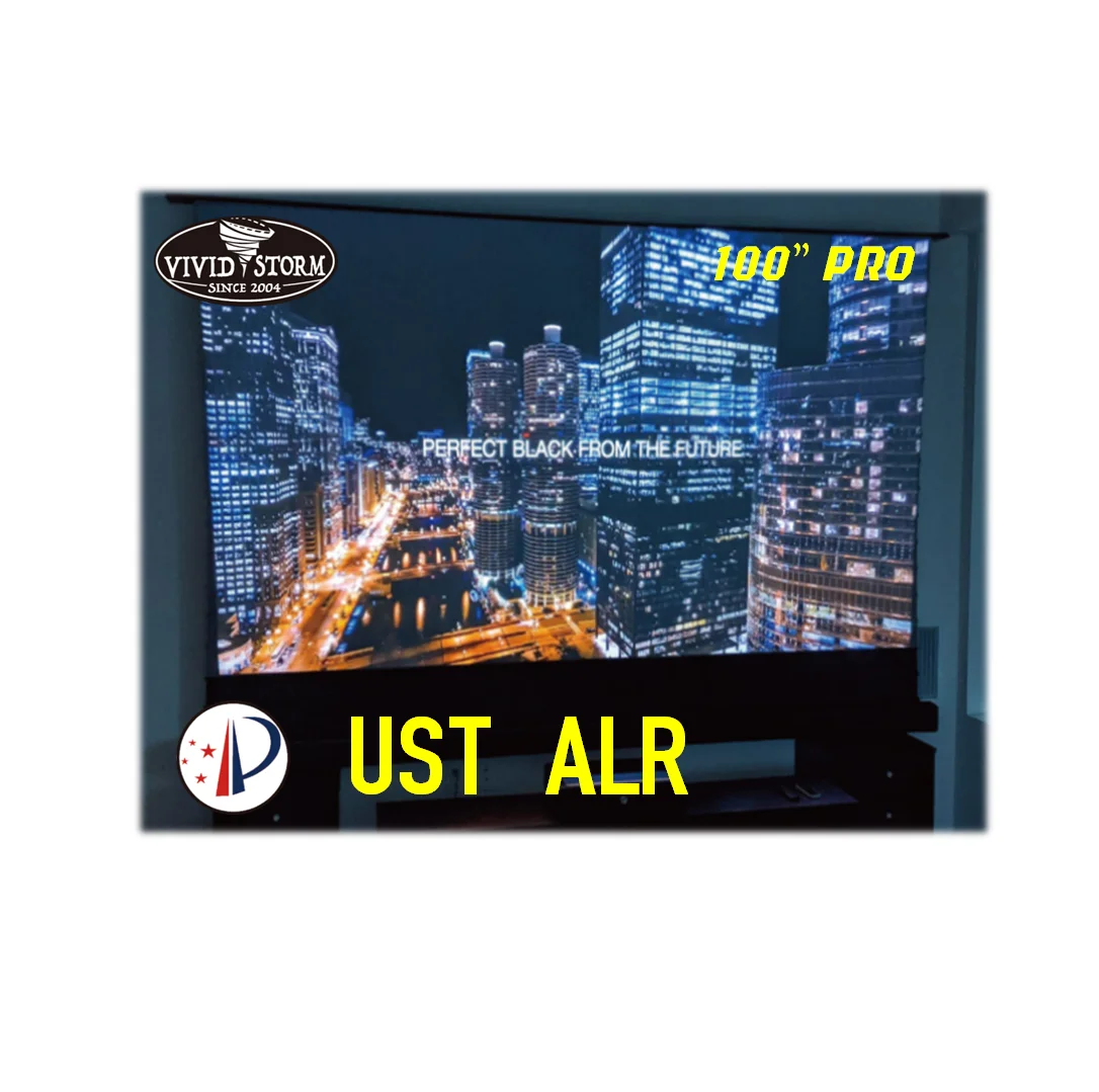 

Pro 16:9 100inch VIVIDSTORM Motorized Floor Rising TV Home Projection Screen for 4K UltraShort focal Laser Projector