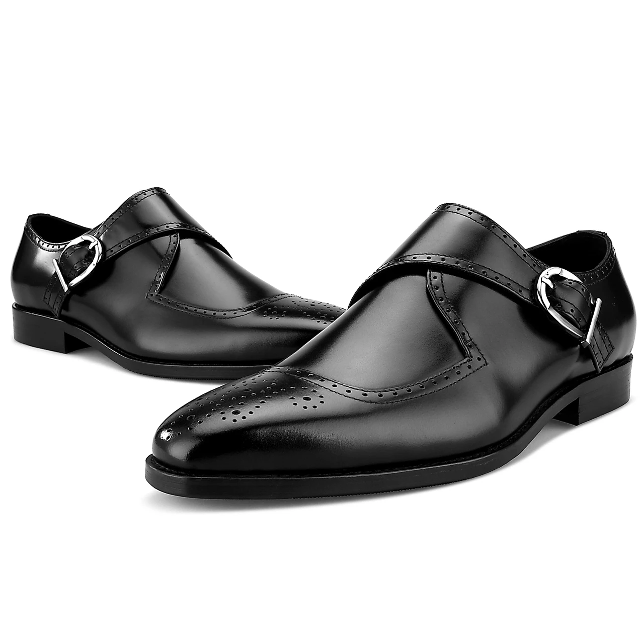 

2020 New Design Casual Wedding Office Business Derby Shoes Men Genuine Leather dress shoes, Black or brown