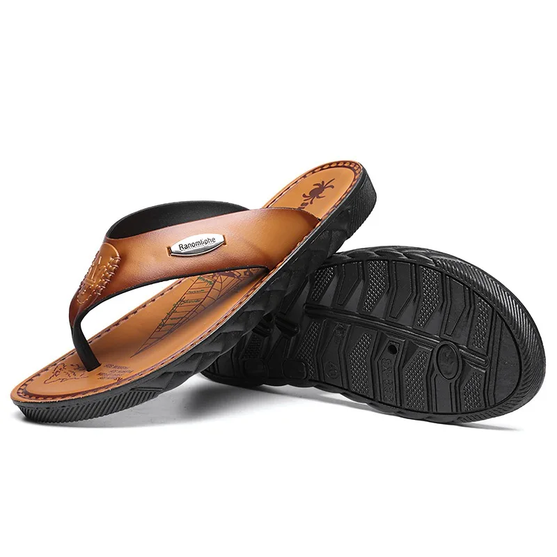 
hot sale convenient flip flops soft and breathable beach flip flop slippers summer men 