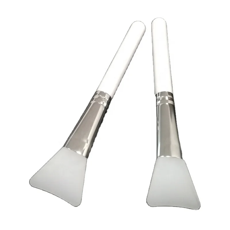 

Custom Silicone Facial Mask Brush Foundation Mud Mask Makeup Brush, Black,white or custom