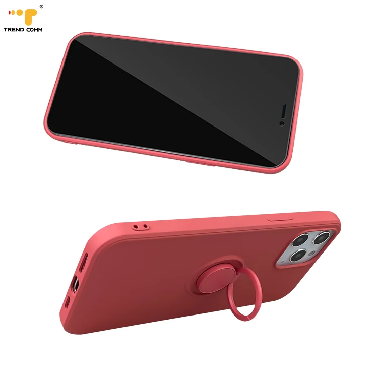 

Shockproof Matte TPU Silicone Camera Protection For iPhone 12 Phone Case