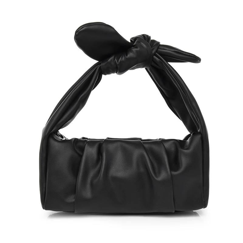 

2021 Elegant Bowknot Handle Dumpling Handbag Mother Shoulder Bag Designer Crossbody Women Handbag Dubai Soft Tote Wholesale, 7 colors