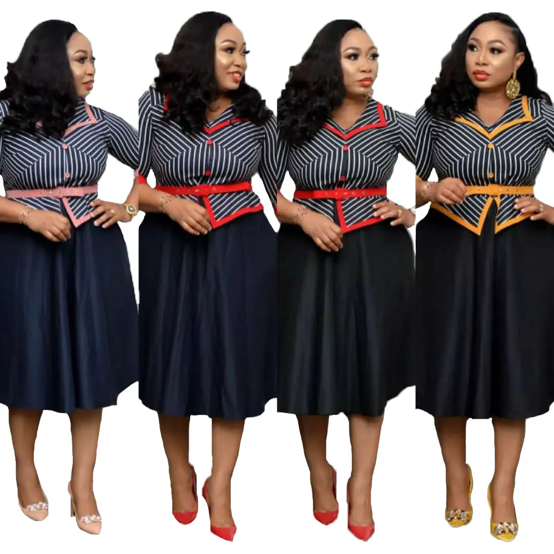 

10410-SW40 LadyStyle plus size casual 2 piece set women dress 2021 sehe fashion, 3 colors