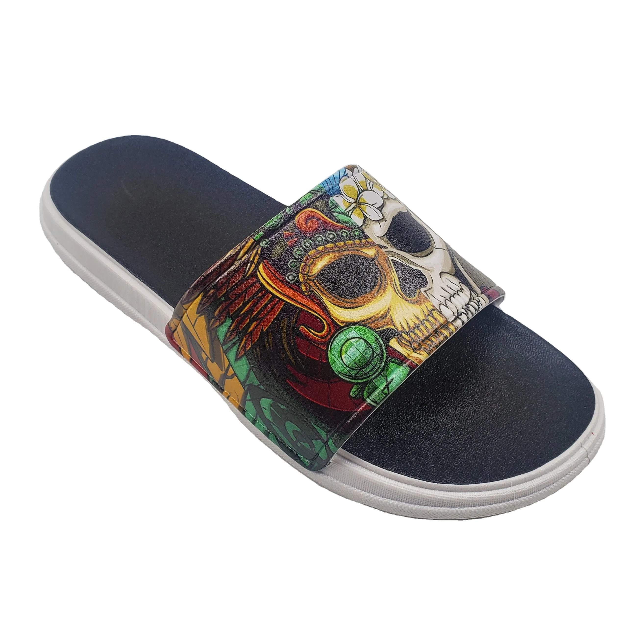 OEM Custom Black Slides Footwe