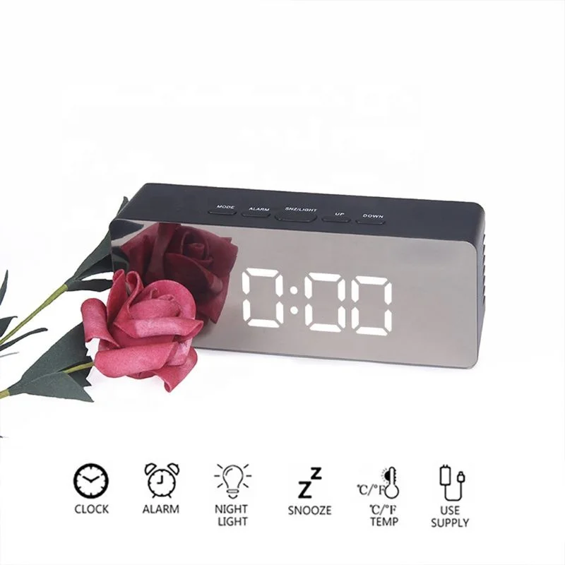 
2020 Hot Multifunction Led Display Modern Table Clocks Digital Alarm Clock 