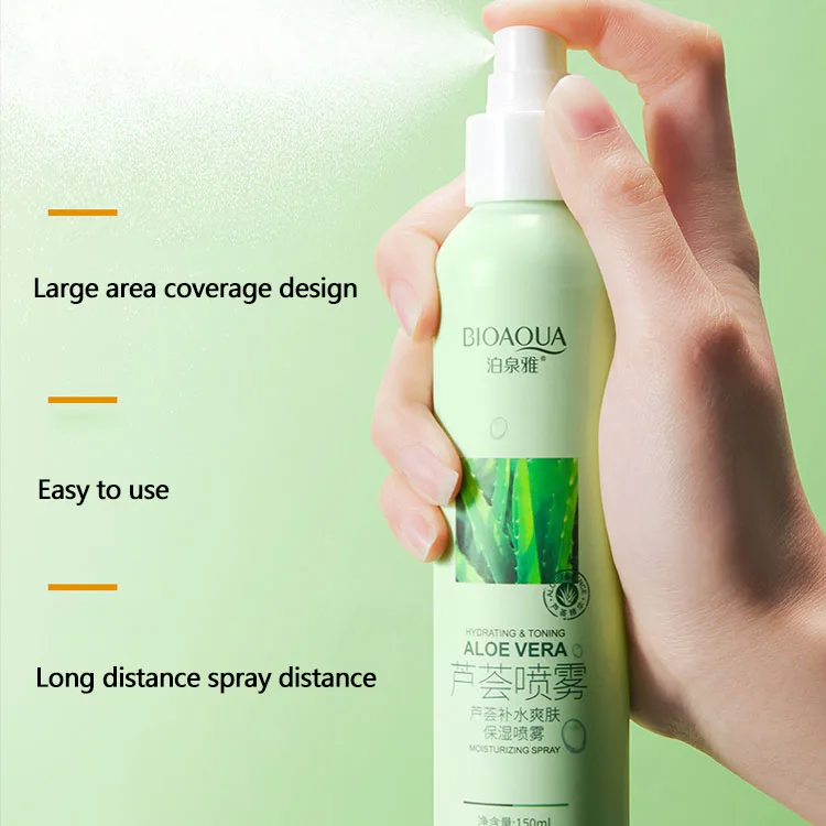 

Wholesale Anti Allergy Moisturizing Toner Spray Aloe Vera Facial Skin Toner