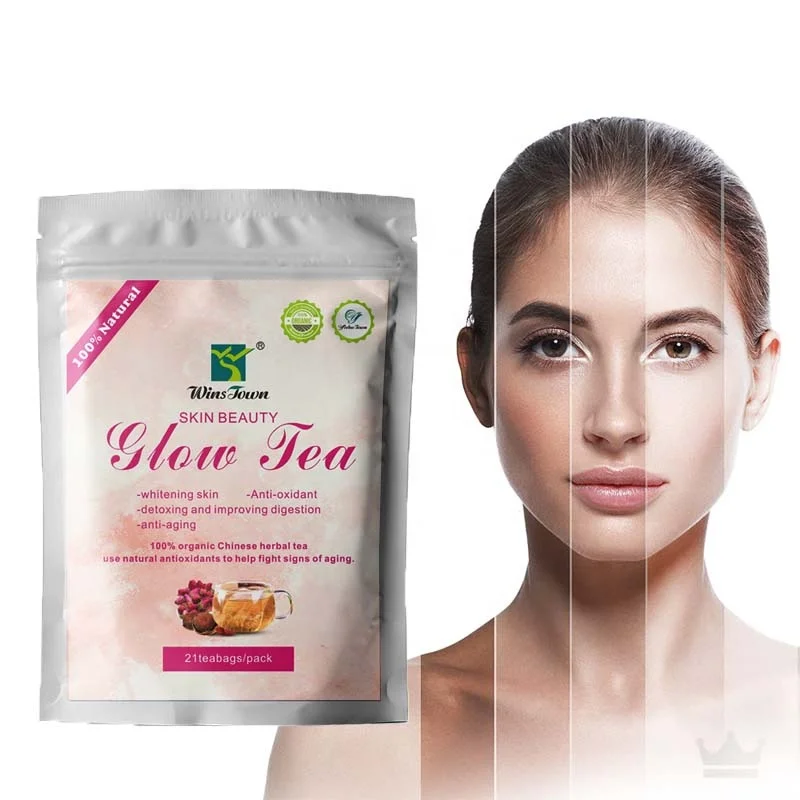 

Custom Skin Whitening spots fading Care detox Anti aging wrinkle Beauty glow Skin lightening Tea