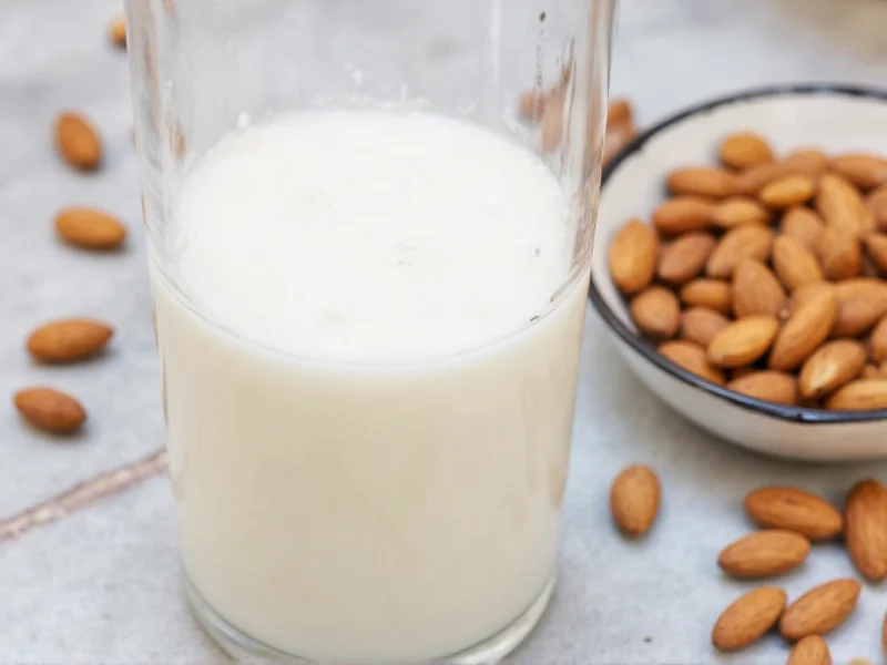 homemade almond milk