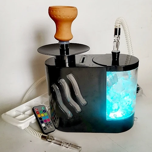 

Luxury LED Ice Container Bucket Flavour Hookah Shisha Set, Assorted colors