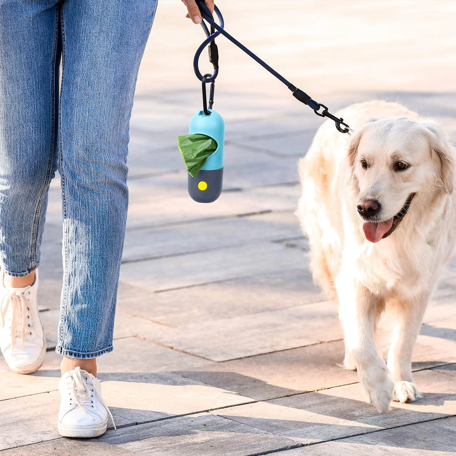 

Multi Color Capsule Dog Poop Bags Dispenser Biodegradble Garbage Bags Pill Shape Dogs Waste Bag Dispenser