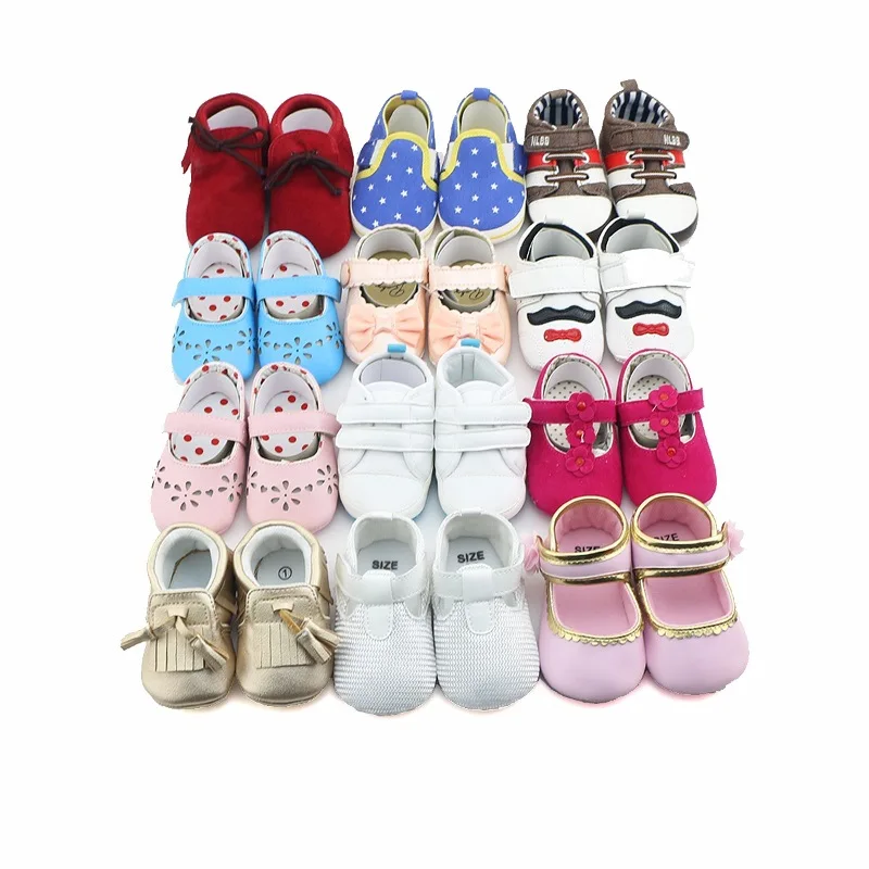 

0-1 year old sandal prewalker toddler comfortable casual shoes breathable stock baby shoes babies girls shoes and sneaker, Random color