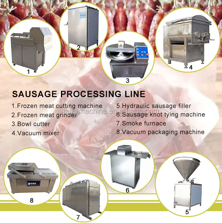 machinery making sausage hot dog sausage stuffing machine