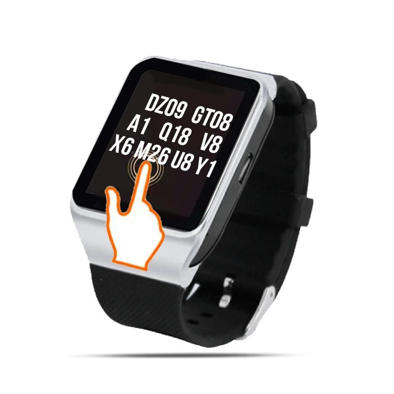 

AinooMax dz09 smartwatch smart watch a1 Q18 gt08 v8 y1 z60 x6 u8 m26 reloj relogio inteligentewith sim card, Depend on item
