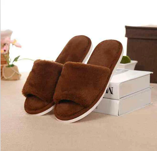 

Breathable non-slip warm wear-resistant slippers women's Indoor Wood Floor Non-slip Women's Fluffy Slippers Shoe, Colorful