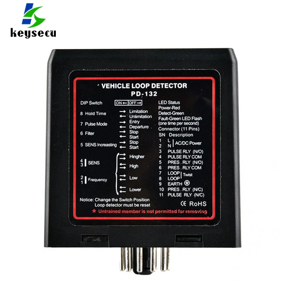 Détecteur De Boucle Magnétique PD132 - Pour Stationnement Et Portails - 220V - Réglable