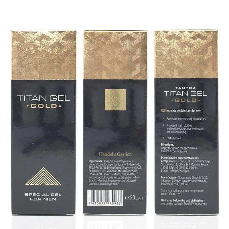 
2019 hottest Titan Gel Russian 100% Original Men Penis Enlargement Massage Cream 