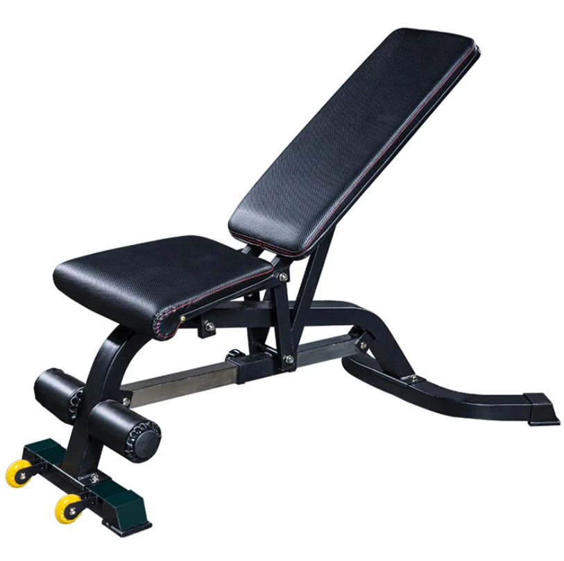 

Unique Fitness Chair Home Fitness Equipment Home Dumbbell Bench Bench Press Training Barbell Stool, As picture