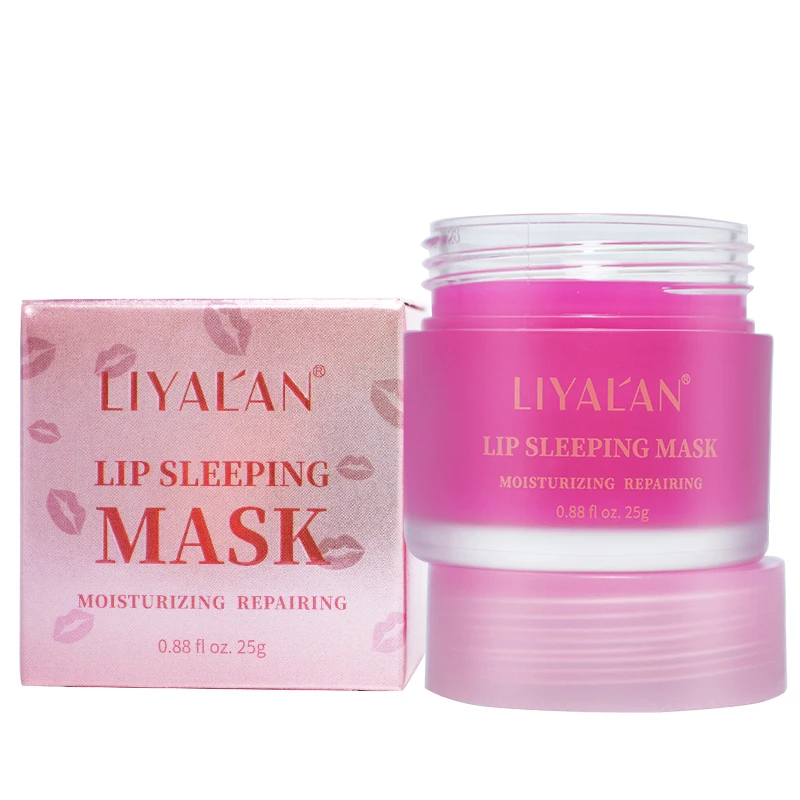 

Private Label Natural Organic Pink Lipmask Lip Care Hydrating Moisturizing Collagen Sleep Lip Mask