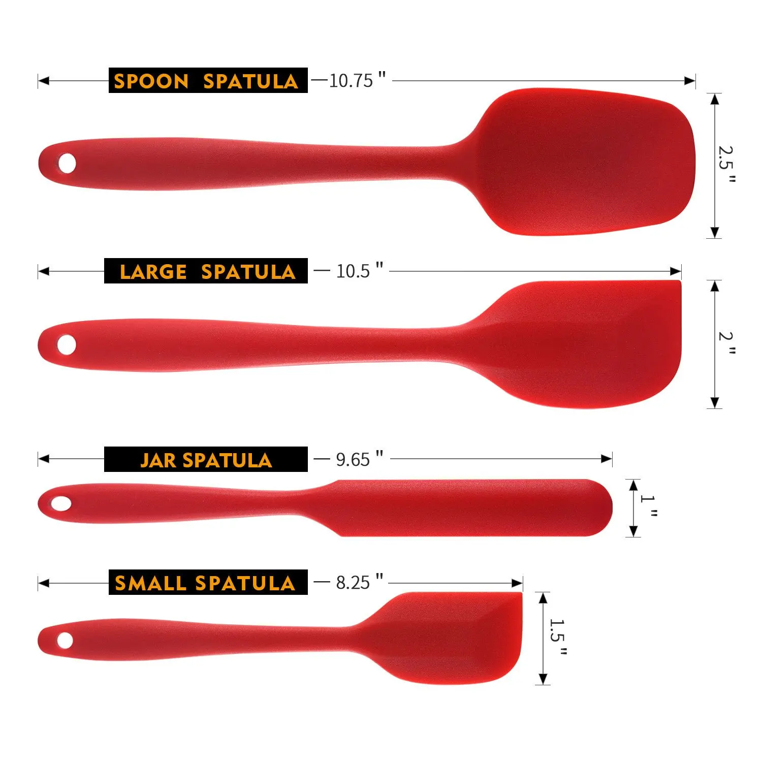 Personalized Heatresistant Spatula,Foodgrade Durable Silicone Spatula