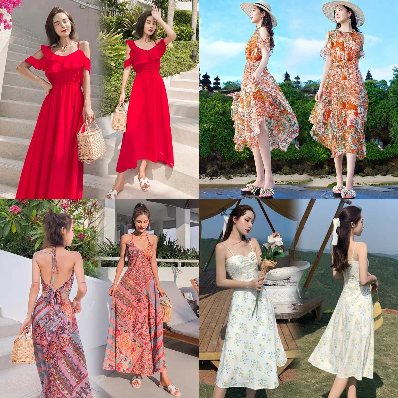 

New summer 2021 cheap ladies dress sexy ladies long skirt wholesale suspender skirt