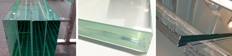 3+0.38+3mm 6.38mm sturdy clear  laminated architectural glass