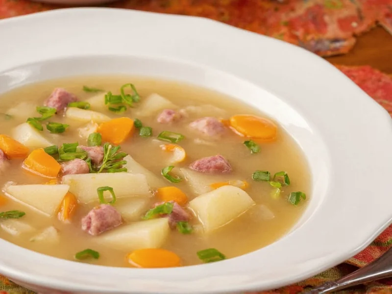 Classic Ham and Potato Soup Recipe: Creamy & Hearty