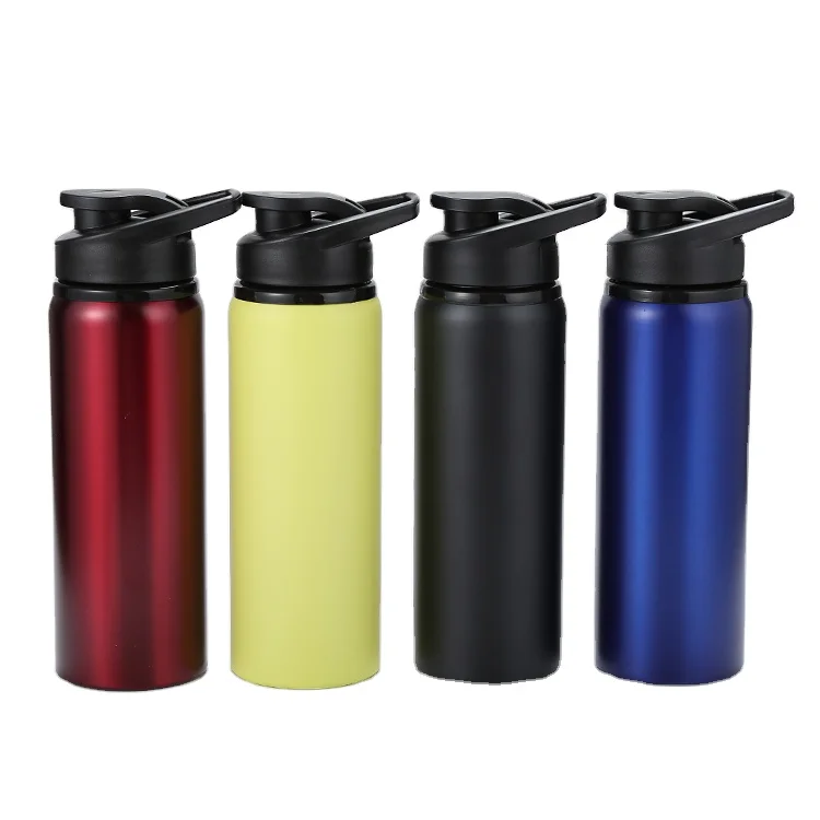 

Sport single wall drinking bottle with handle stainless steel tumbler