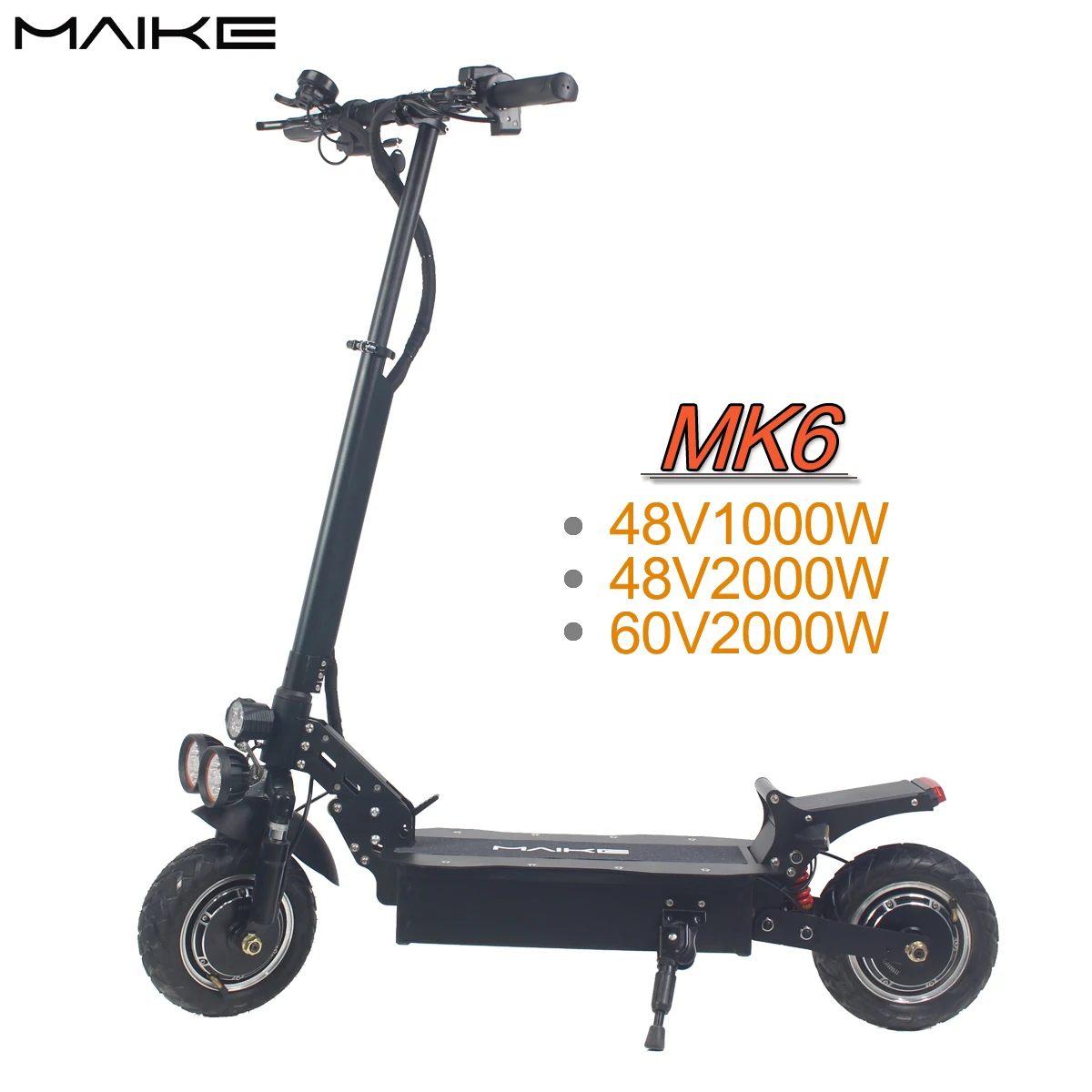 

Cheap maike MK6 10inch 1000w 20AH battery powerful scooter electric dual motor, Black