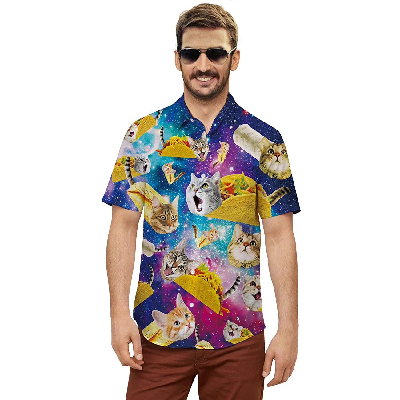 

Stylish Wholesale Men's Hawaiian Shirt Quick Dry Tropical Aloha Shirts Short Sleeve Beach Holiday Casual Shirts