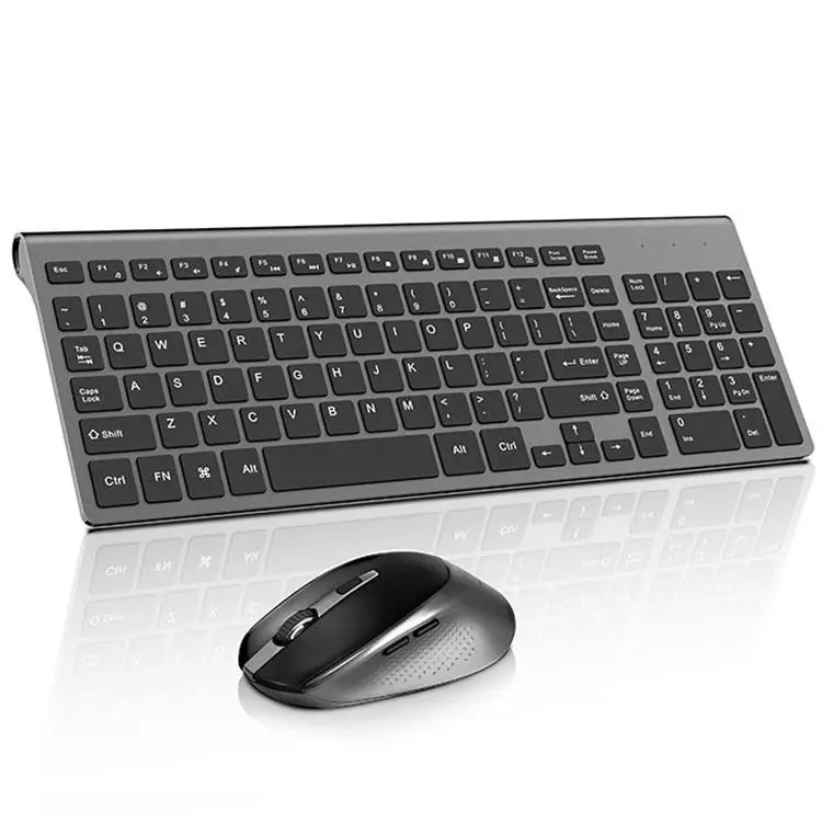 

Ultra-thin Stock Computer Best Wireless And Mouse Set Mini Desktop Keyboard And Mouse Combo, Black