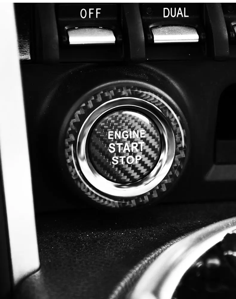 Car Interior Decoration Ignition Button Cover Trim Sticker Engine Start