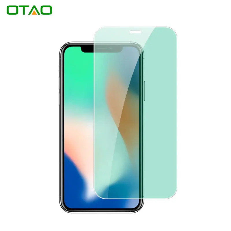 

OTAO Vidrio Templado Japanese Material Screen Protector Compatible With Iphone 13 12 11 Pro Xs Max X Tempered Glass Phone Film, Transparent