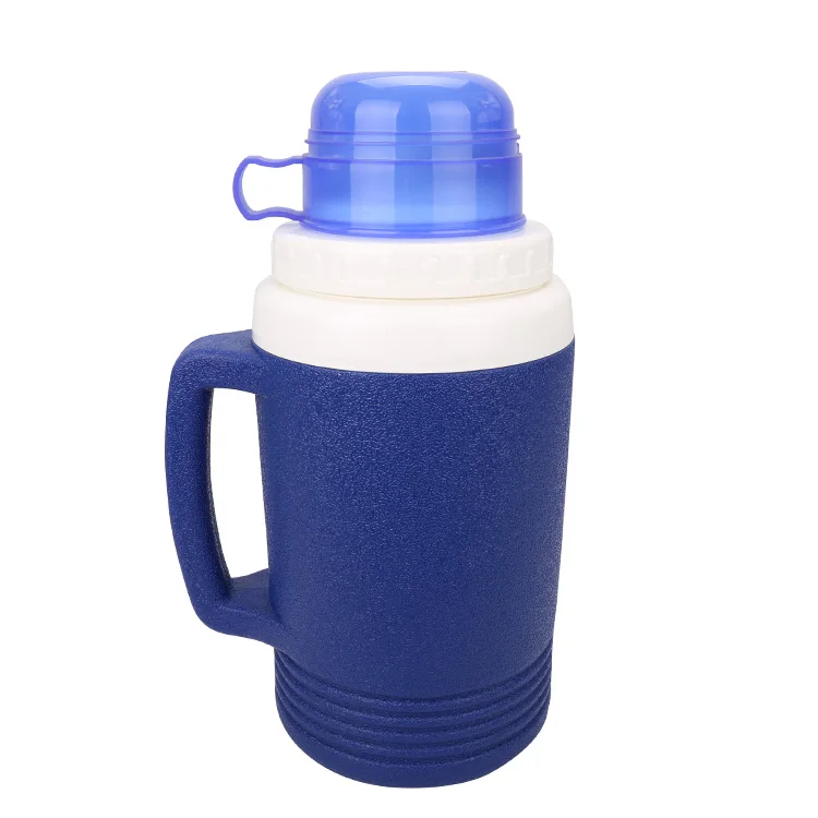 

GiNT 2L Portable Handled Round Plastic Water Cooler Jugs Durable Insulated Water Jug Coolers Vaccum Flask with Cup Lid, Customized color
