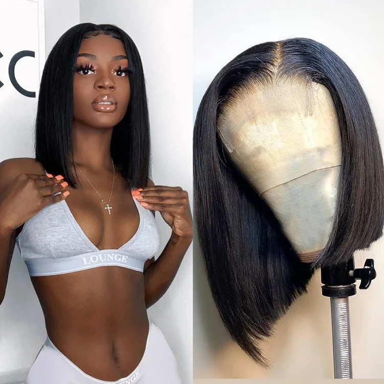 

Good Quality Bob Human Hair Frontal, Lace Frontal Human Hair Wigs