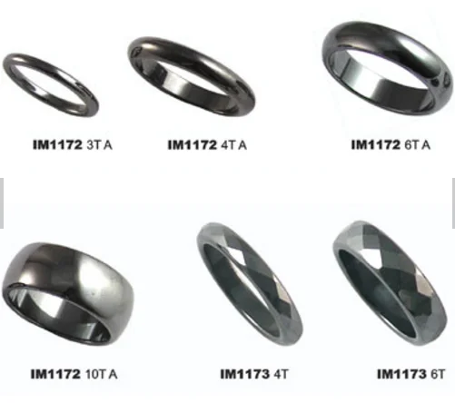 

Stocked neodymium magnet ring, Hematite