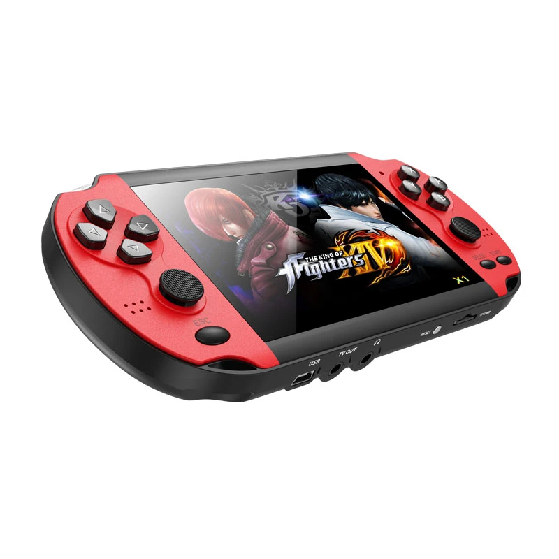 

2022 New 4.3 Inch Screen X7 Dual Rocker Handheld Game Console Video Support AV Output 10000 Games Game Console