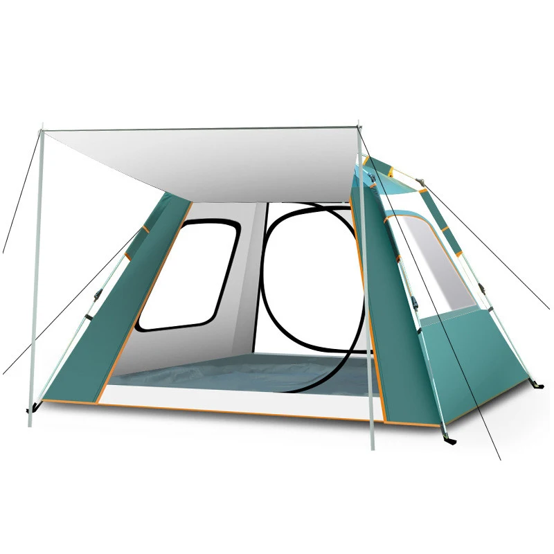 

Factory Wholesale Tents Full Automatic Quick Opening Beach Camping Tent Rainproof Multi-Person Camping Outdoor Four-Sided Tent, Picture shown