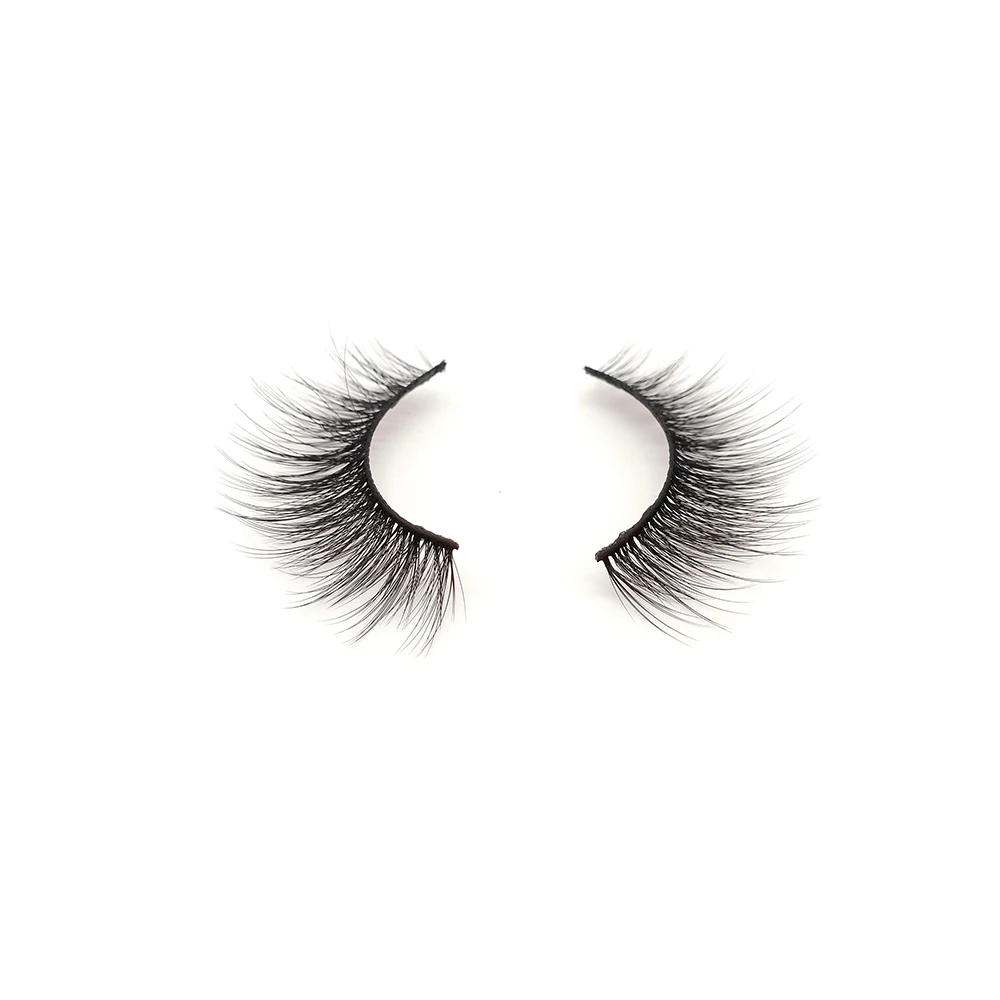 

Soft own brand lashes synthetic eyelash vendors, Black